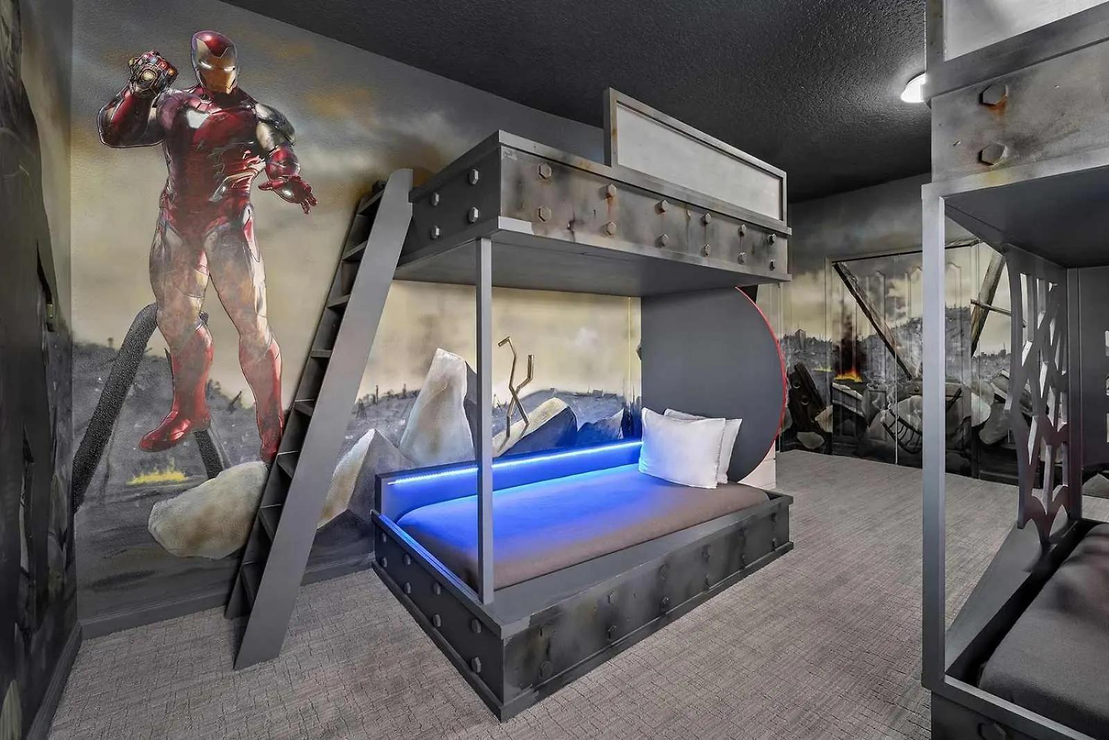 Super Villa With Superhero Theme Br, Arcade & Theater Davenport