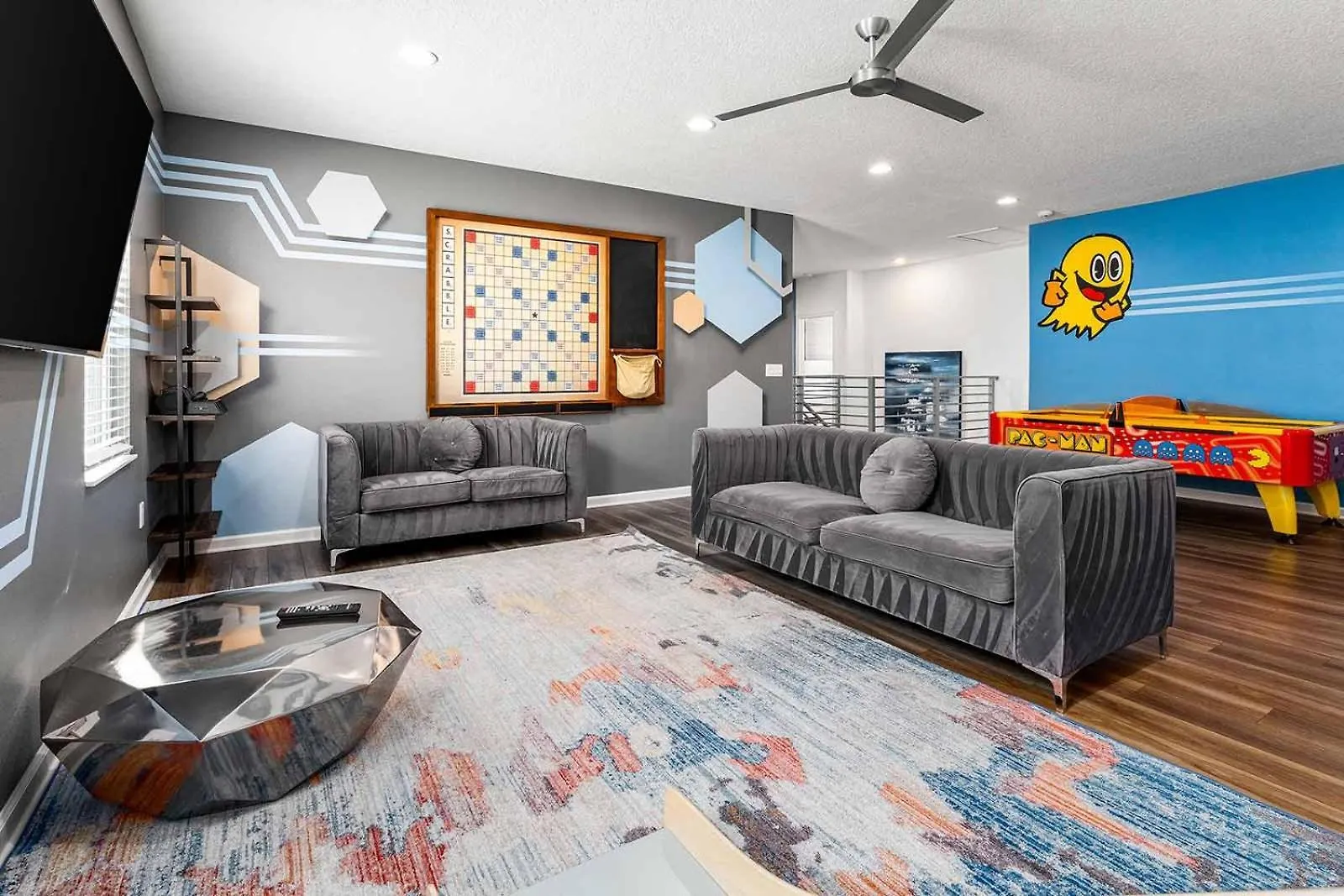 Super Villa With Superhero Theme Br, Arcade & Theater Davenport